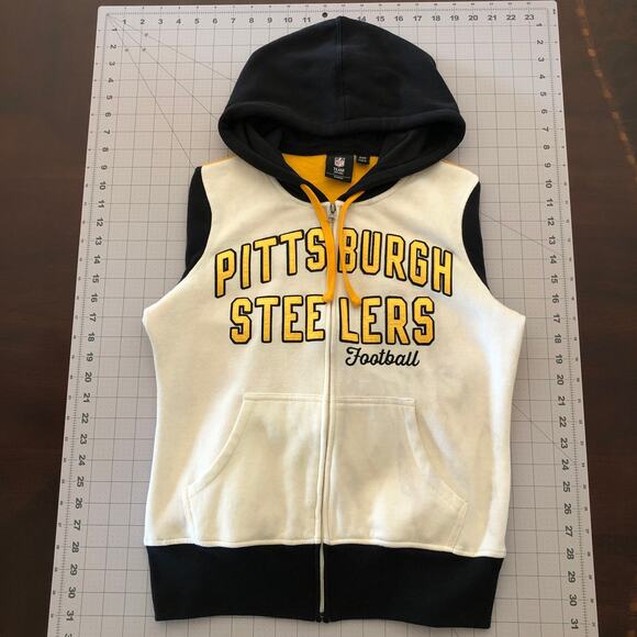 Pittsburgh Steelers Full-Zip Embroidered Hoodie Womens Size S NFL TEAM APPAREL - Picture 16 of 16